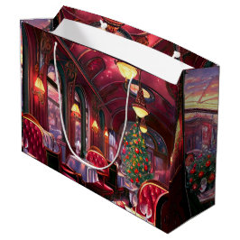 Weihnachten Schlafen Express Restaurant Große Geschenktüte