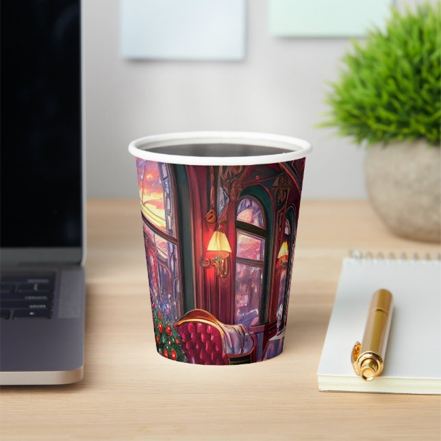 Weihnachten Schlafen Express Restaurant Pappbecher (InSitu)