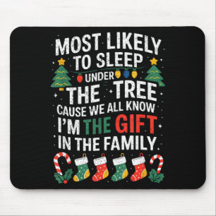 Weihnachten schläft höchstwahrscheinlich unter dem mousepad