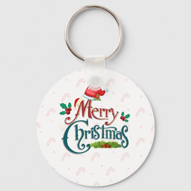 Weihnachten Schlüsselanhänger (Vorderseite)