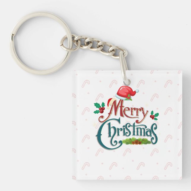 Weihnachten Schlüsselanhänger (Vorderseite)