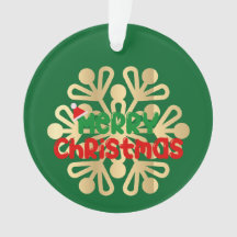 Weihnachten, Schmuckstücke mit Schneeflocke 02