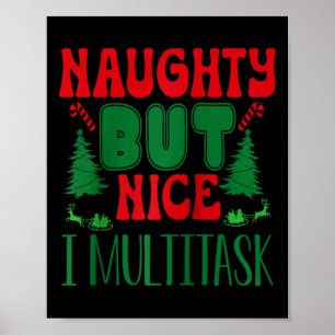 Weihnachten schmutzig aber schön Ich Multitasking  Poster