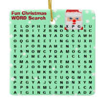 Weihnachten Schneeflocken Mini 15 Word Puzzle Name