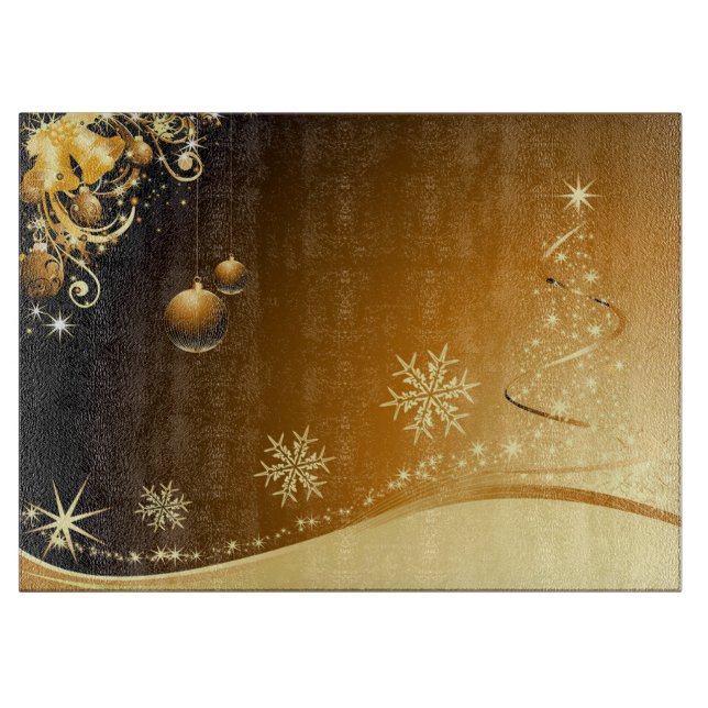 Weihnachten Schneidebrett (Vorderseite)