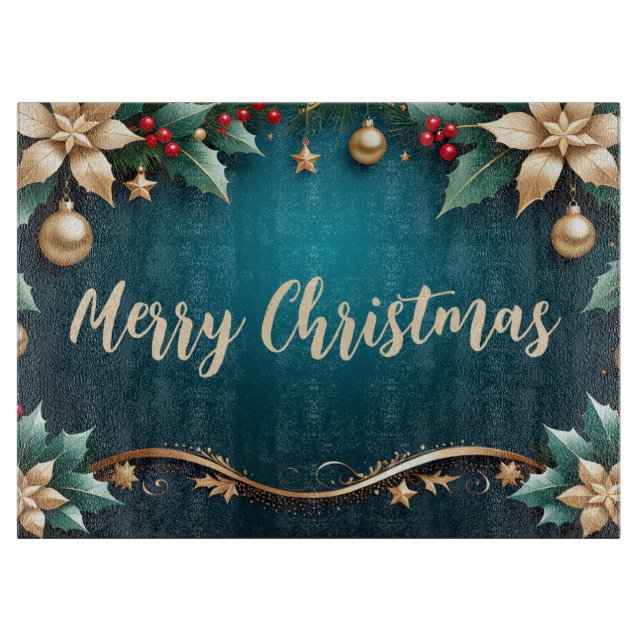 Weihnachten Schneidebrett (Vorderseite)