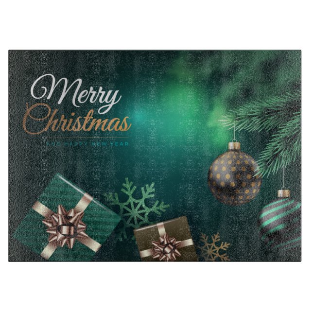 Weihnachten Schneidebrett (Vorderseite)