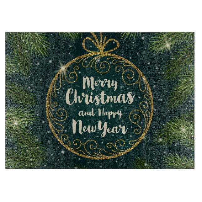 Weihnachten Schneidebrett (Vorderseite)