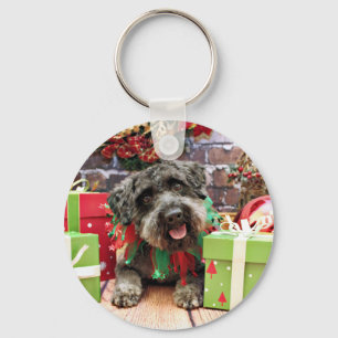 Weihnachten - Schnoodle - Dexter Schlüsselanhänger