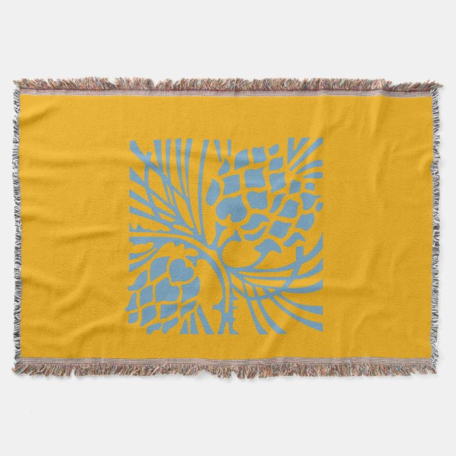 Weihnachten Schöne Phantastische Blumen Decke (Vorderseite)