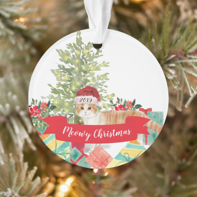 Weihnachten Schottische Folkkatze Ornament (Baum)