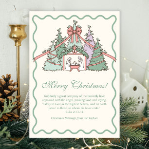 Weihnachten & Schrift Christen Frohe Weihnachten