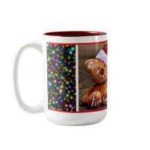 Weihnachten (schwarz mit Weihnachtsbeleuchtung)