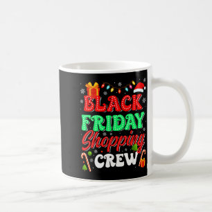 Weihnachten Schwarze Einkaufsfamilie Lustiger Frei Kaffeetasse
