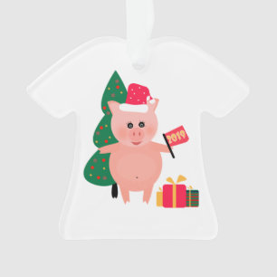 Weihnachten, Schweinejahr Ornament