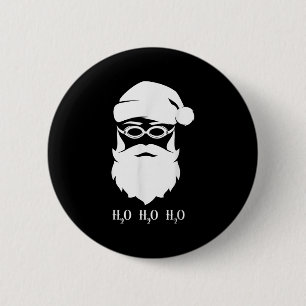 Weihnachten schwimmen Weihnachtsmann H20 Schwimmer Button