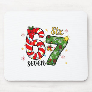 Weihnachten Sechs Sieben Lustig Trendig 6 7 Virale Mousepad