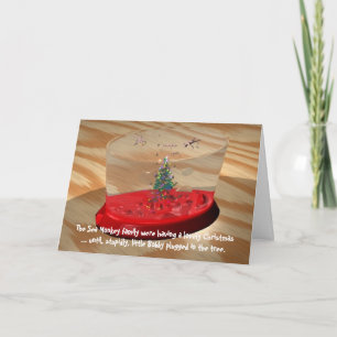 Weihnachten: Seeaffe-Schocker Feiertagskarte