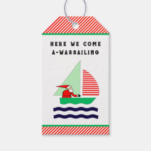 Weihnachten segeln geschenkanhänger