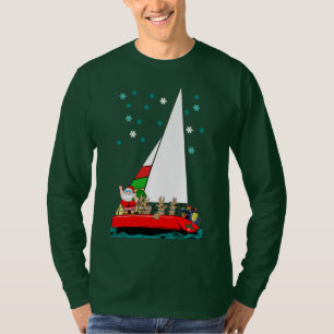 Weihnachten segeln unter den Sternen T-Shirt