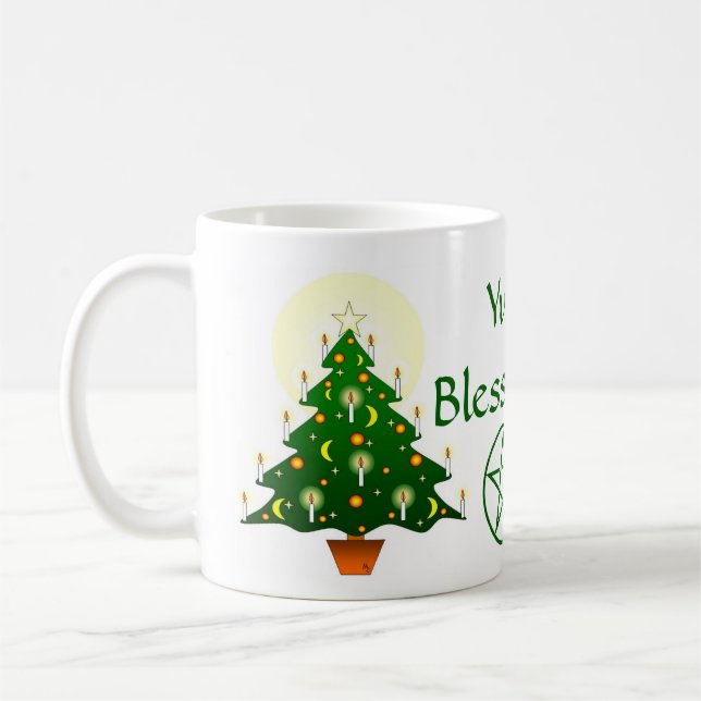 Weihnachten Segeln Weihnachten Baum Heide Pinacote Tasse (Links)