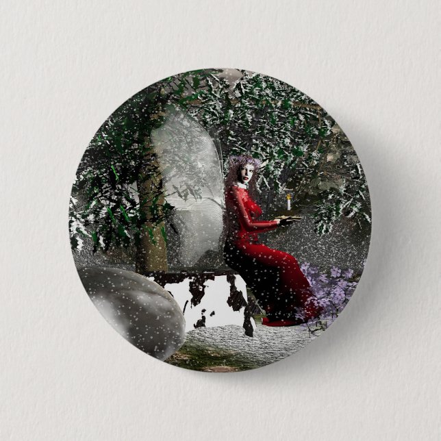 Weihnachten-Segen Button (Vorderseite)