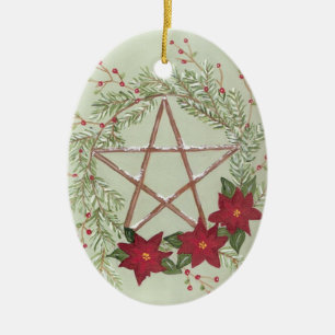 Weihnachten-Segen Keramik Ornament