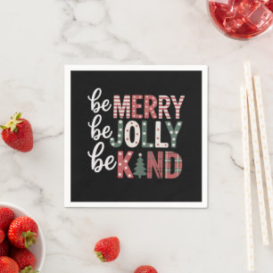 Weihnachten Sei nett Lehrer Frohe Weihnachten Baum Serviette