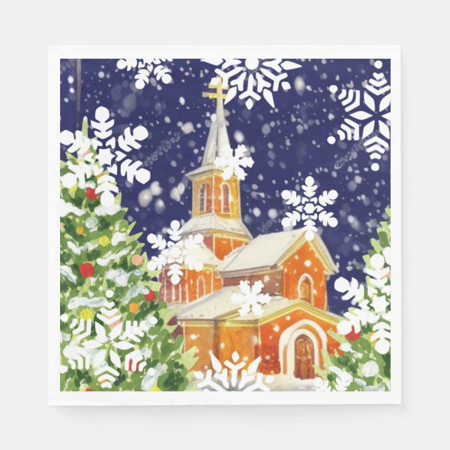 Weihnachten Serviette (Vorderseite)