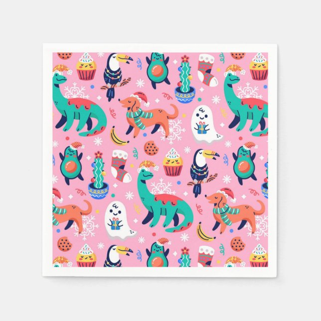 Weihnachten Serviette (Vorderseite)