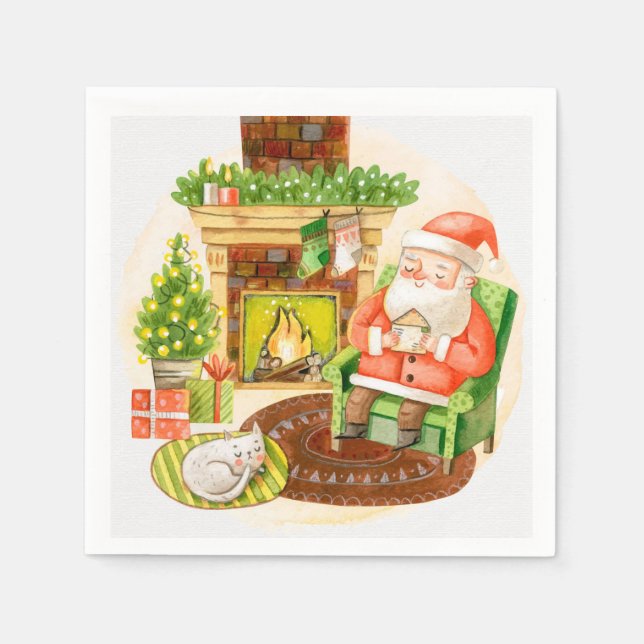 Weihnachten Serviette (Vorderseite)