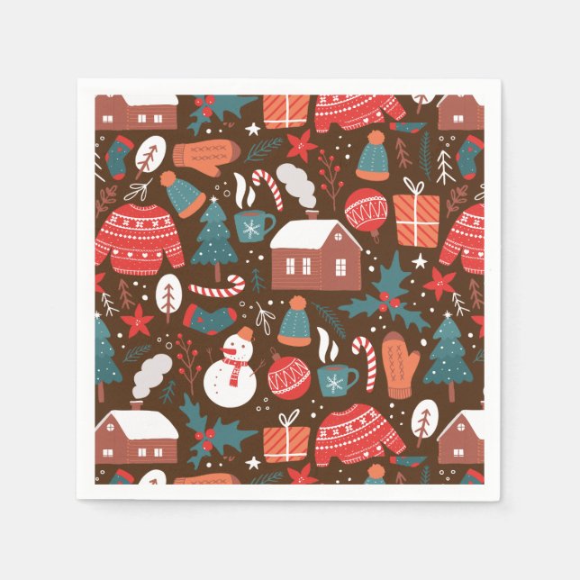 Weihnachten Serviette (Vorderseite)