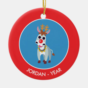 Weihnachten Shane der Esel Keramikornament