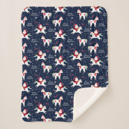 Weihnachten Sherpadecke