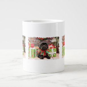 Weihnachten - Shih Tzu - Lilie Jumbo-Tasse