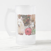 Weihnachten - sibirischer Huskies - Bailey und