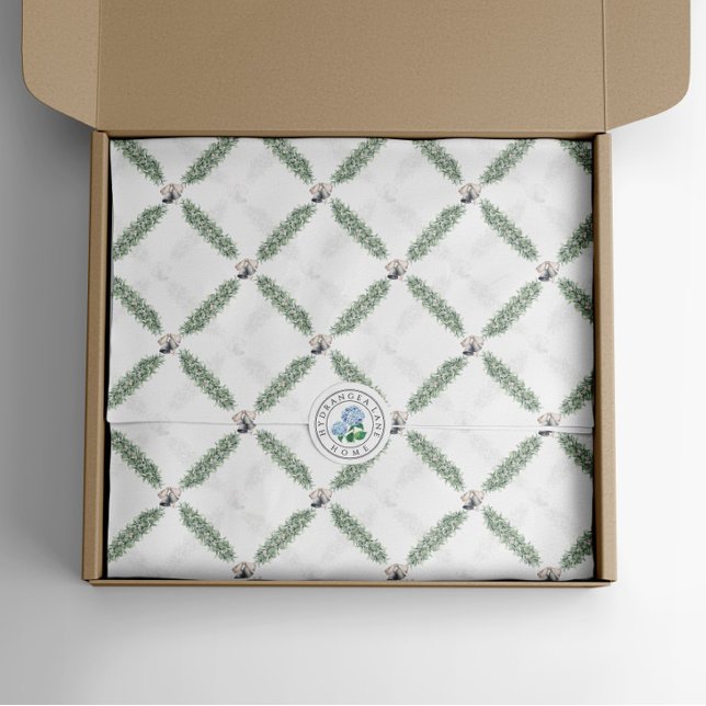 Weihnachten Silber Gells Garland Seidenpapier (Silver Bells Mistletoe Tissue Paper)