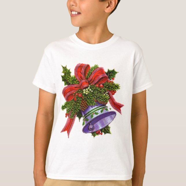 Weihnachten silberne Bell T-Shirt (Vorderseite)