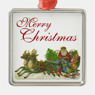 Weihnachten Silbernes Ornament