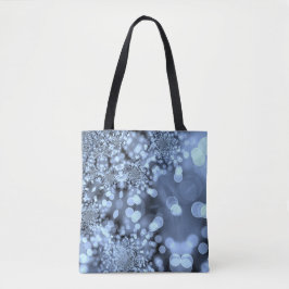 Weihnachten Silvery Blue Snowflake