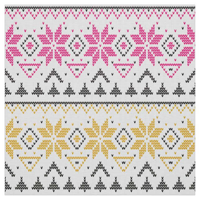 Weihnachten, skandinavisch, Strickmuster Stoff (Muster)