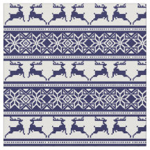 Weihnachten, skandinavisches Volk Blau und Weiß