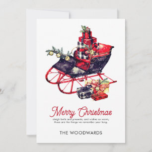 Weihnachten Sleigh Frohe Weihnachten