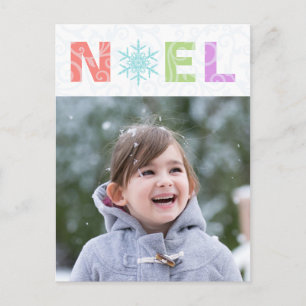 Weihnachten Snowflake Pastell Damask Foto