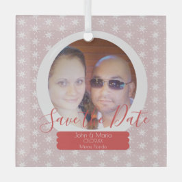 Weihnachten Snowglobe Foto Schneeflocken Ornament Aus Glas