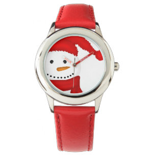 Weihnachten Snowman Weihnachtsschau Armbanduhr