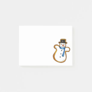 Weihnachten Snowman Zucker Cookie Urlaub Hanukkah Post-it Klebezettel