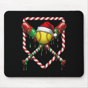 Weihnachten Softll Santa Hut Eiscreme Drip Männer Mousepad