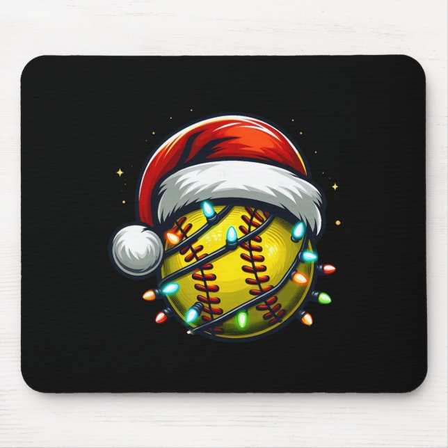 Weihnachten Softll Xmas Santa Softll Liebhaber Jun Mousepad (Vorne)