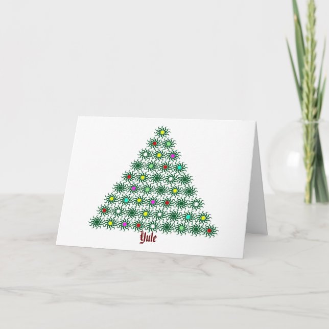 Weihnachten - Sonnenbaum (Vorderseite)